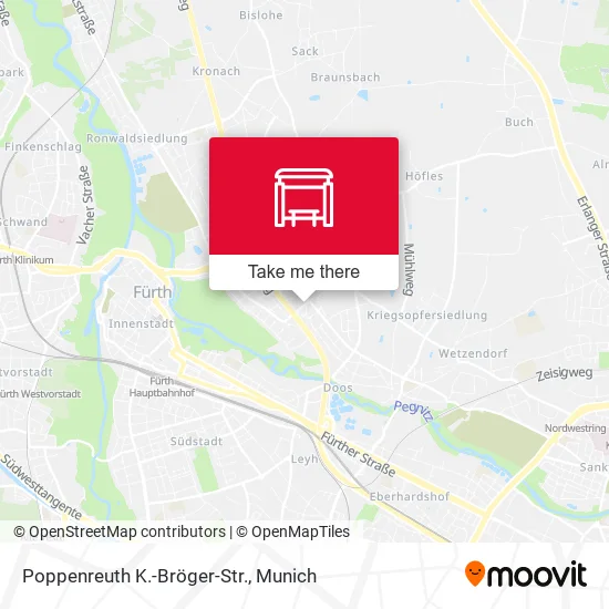 Карта Poppenreuth K.-Bröger-Str.