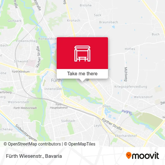 Fürth Wiesenstr. map