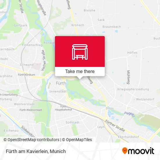 Карта Fürth am Kavierlein