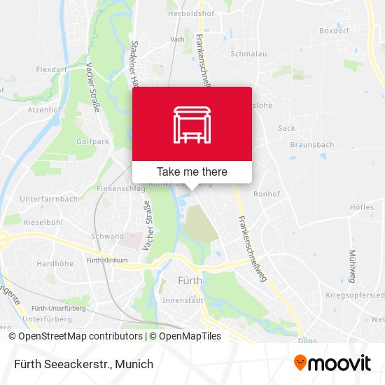 Карта Fürth Seeackerstr.