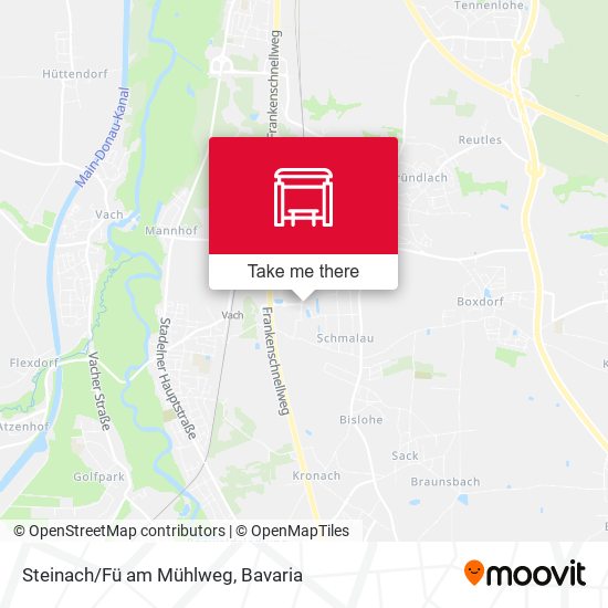 Steinach/Fü am Mühlweg map