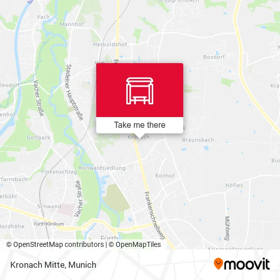 Карта Kronach Mitte