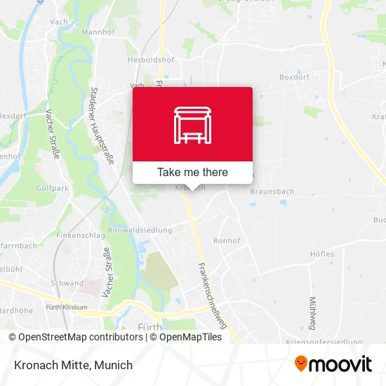 Карта Kronach Mitte