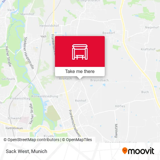 Карта Sack West