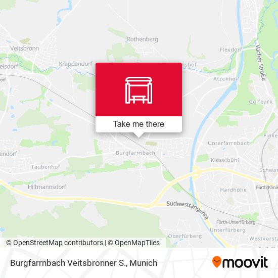 Burgfarrnbach Veitsbronner S. map