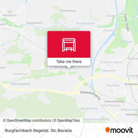 Карта Burgfarrnbach Regelsb. Str