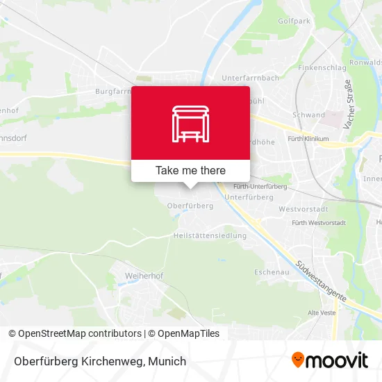 Карта Oberfürberg Kirchenweg