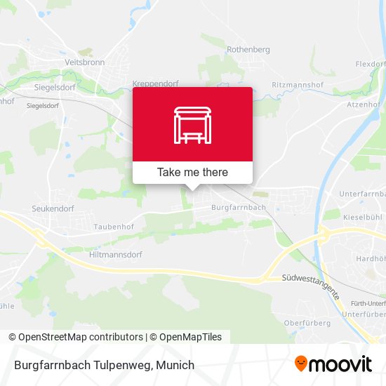 Burgfarrnbach Tulpenweg map