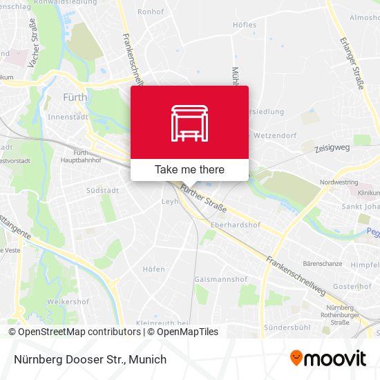 Nürnberg Dooser Str. map