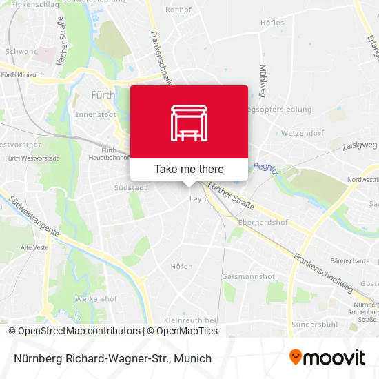 Карта Nürnberg Richard-Wagner-Str.