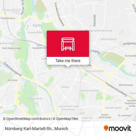 Карта Nürnberg Karl-Martell-Str.