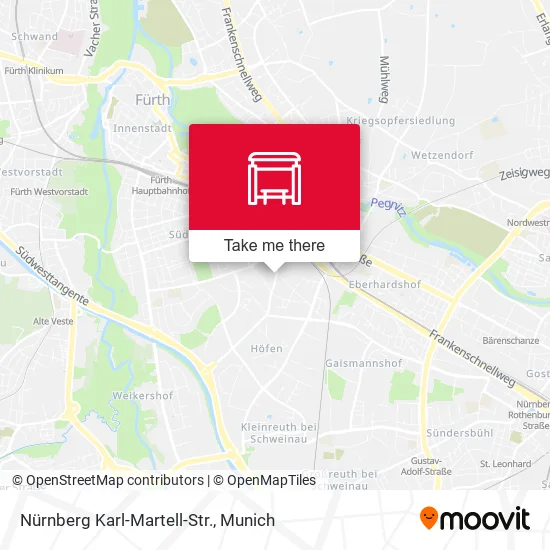 Карта Nürnberg Karl-Martell-Str.
