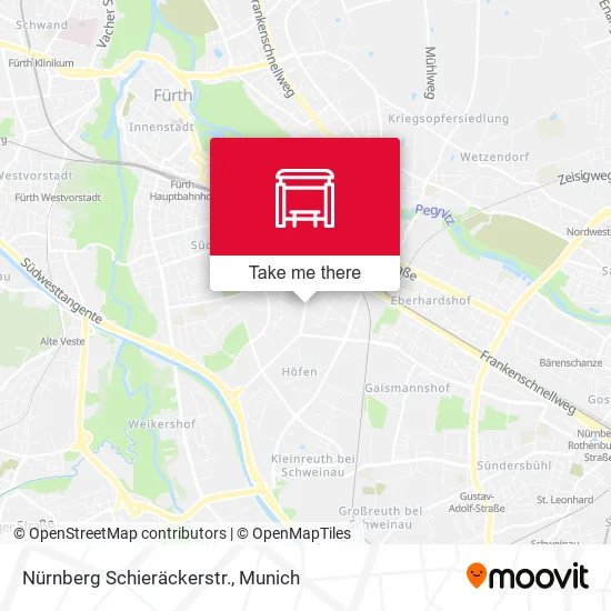 Карта Nürnberg Schieräckerstr.