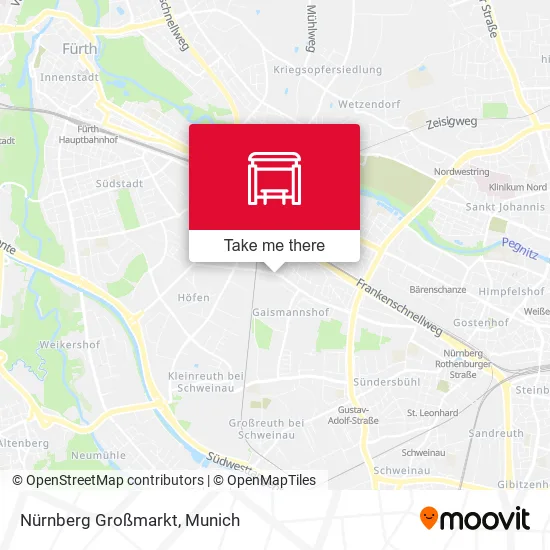 Карта Nürnberg Großmarkt