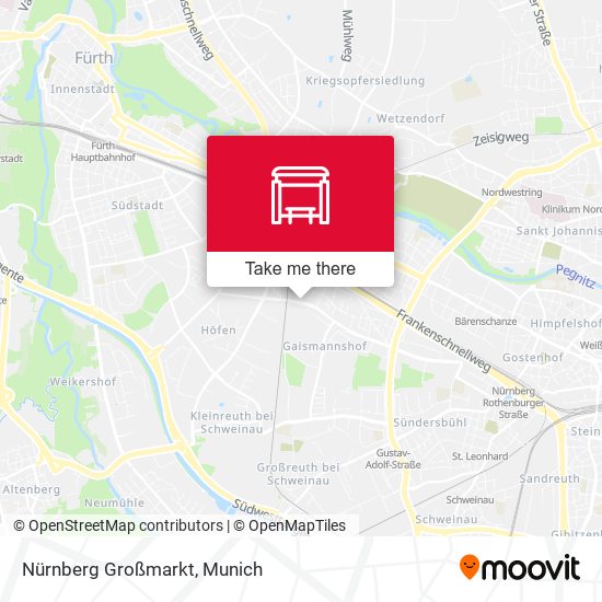 Nürnberg Großmarkt map