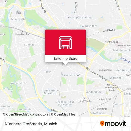 Карта Nürnberg Großmarkt