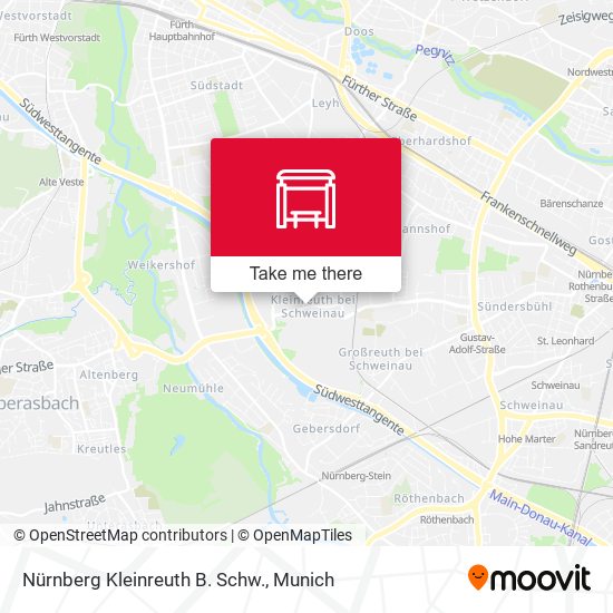 Nürnberg Kleinreuth B. Schw. map