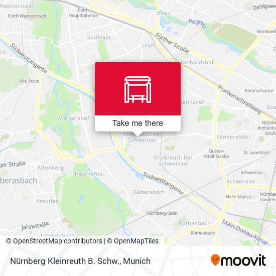 Nürnberg Kleinreuth B. Schw. map