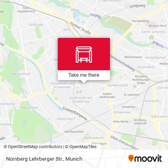 Nürnberg Lehrberger Str. map