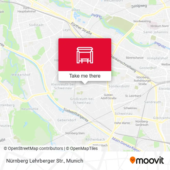 Карта Nürnberg Lehrberger Str.