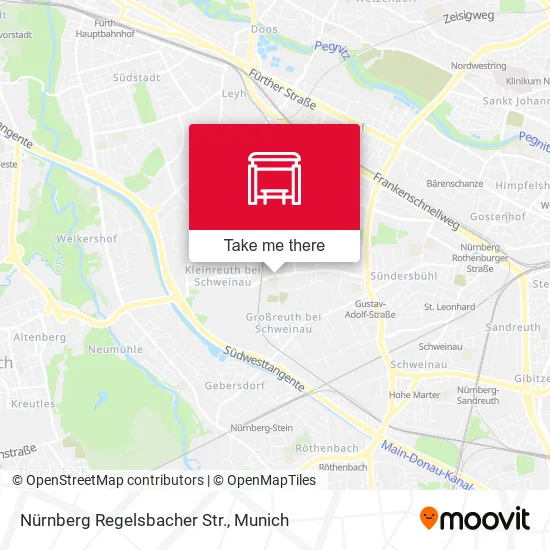 Карта Nürnberg Regelsbacher Str.