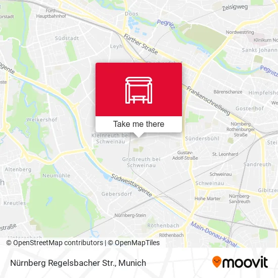 Карта Nürnberg Regelsbacher Str.