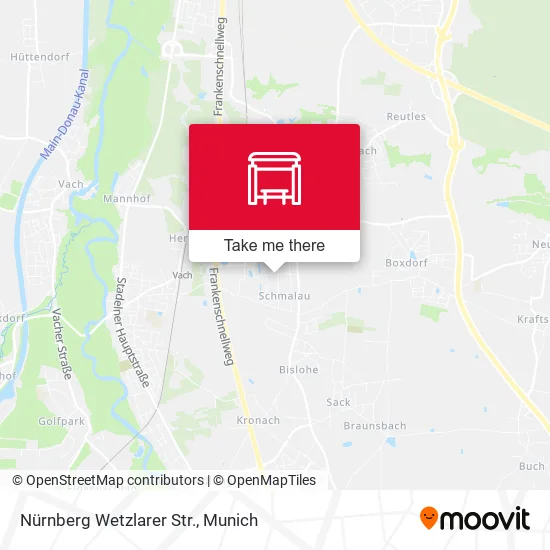 Карта Nürnberg Wetzlarer Str.