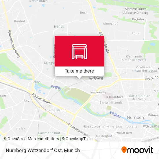 Карта Nürnberg Wetzendorf Ost