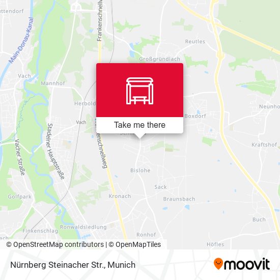 Nürnberg Steinacher Str. map