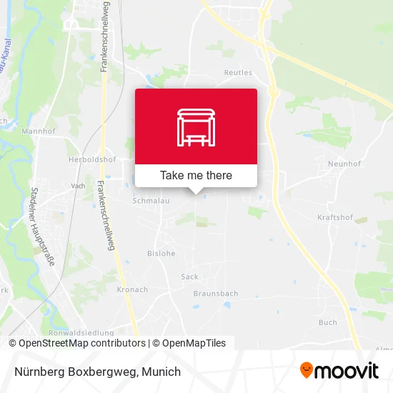 Карта Nürnberg Boxbergweg