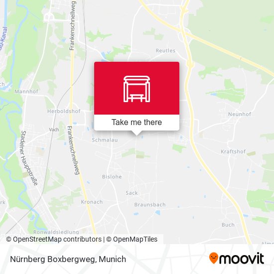 Nürnberg Boxbergweg map