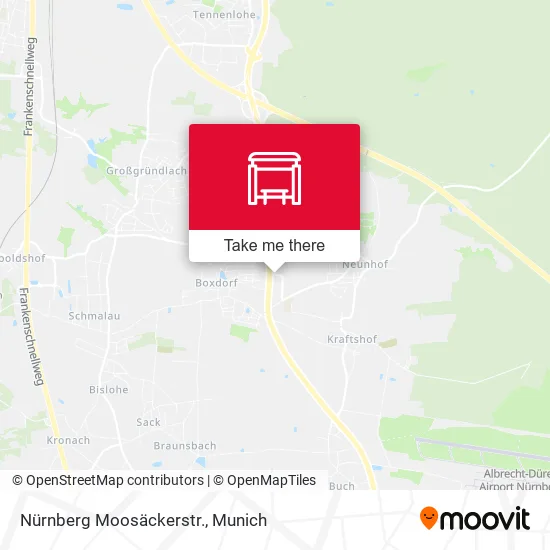 Карта Nürnberg Moosäckerstr.