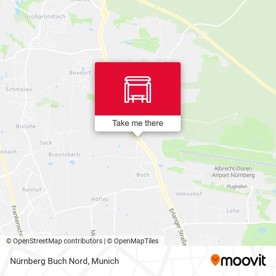 Карта Nürnberg Buch Nord