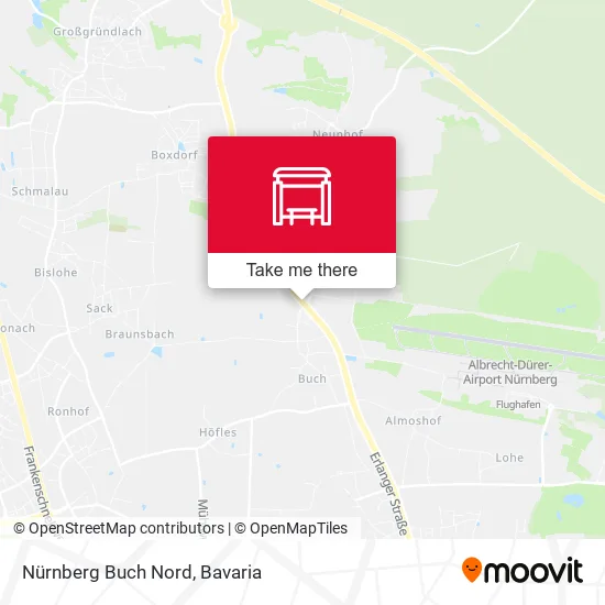 Карта Nürnberg Buch Nord