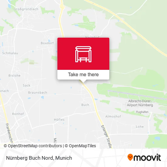 Карта Nürnberg Buch Nord