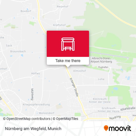 Nürnberg am Wegfeld map