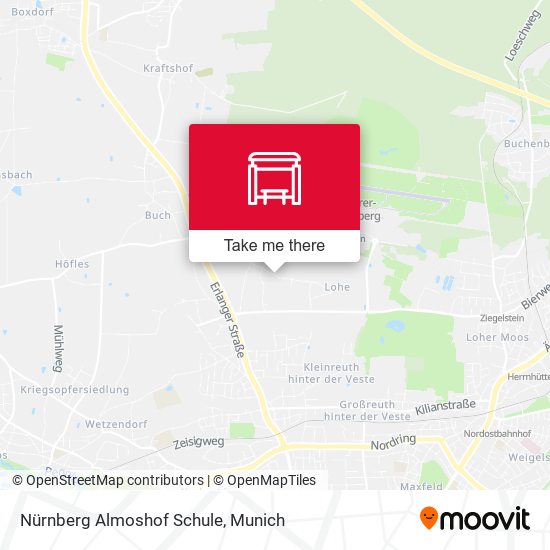 Nürnberg Almoshof Schule map