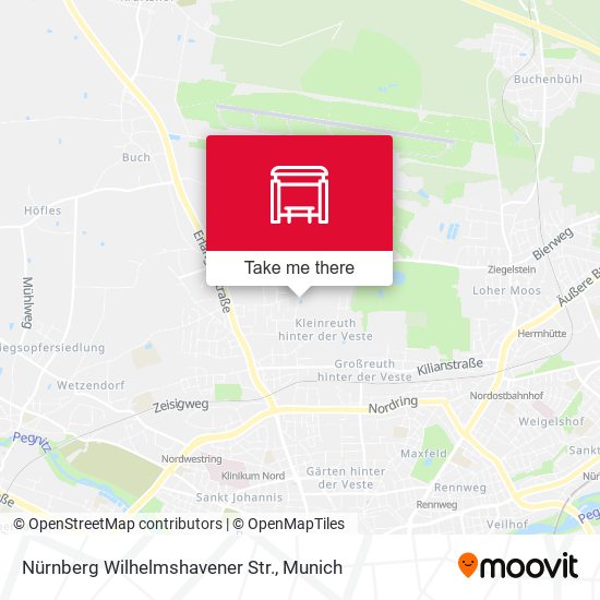 Nürnberg Wilhelmshavener Str. map