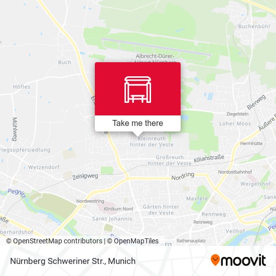 Nürnberg Schweriner Str. map
