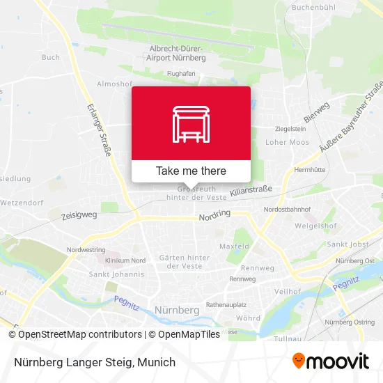 Карта Nürnberg Langer Steig