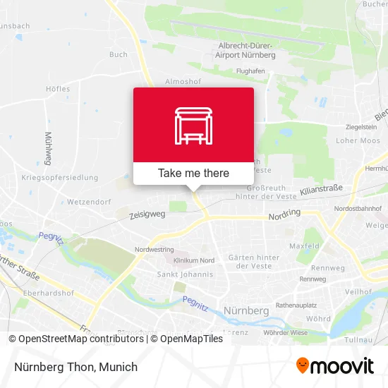 Карта Nürnberg Thon