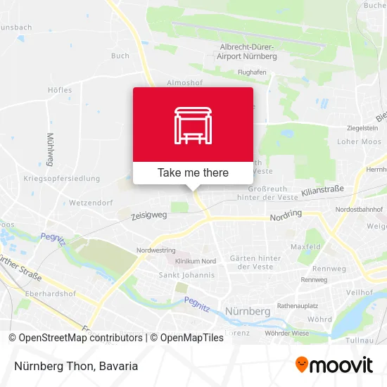 Карта Nürnberg Thon
