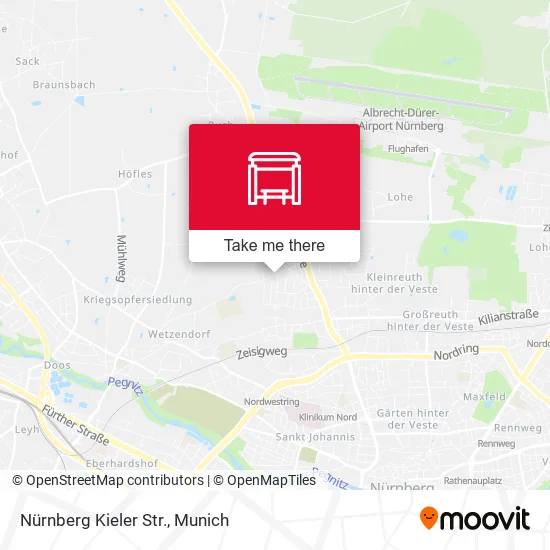 Карта Nürnberg Kieler Str.