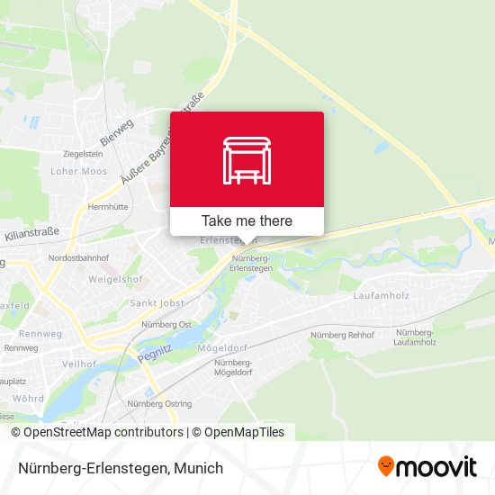 Nürnberg-Erlenstegen map
