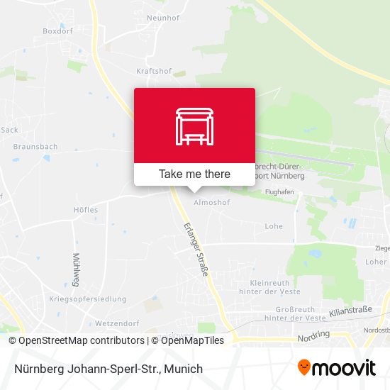 Nürnberg Johann-Sperl-Str. map