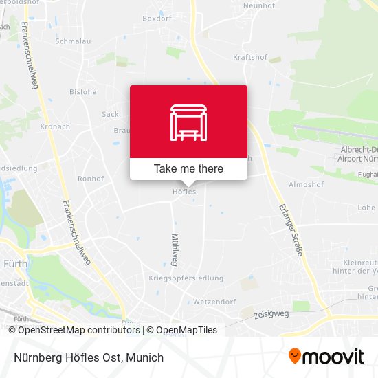 Nürnberg Höfles Ost map