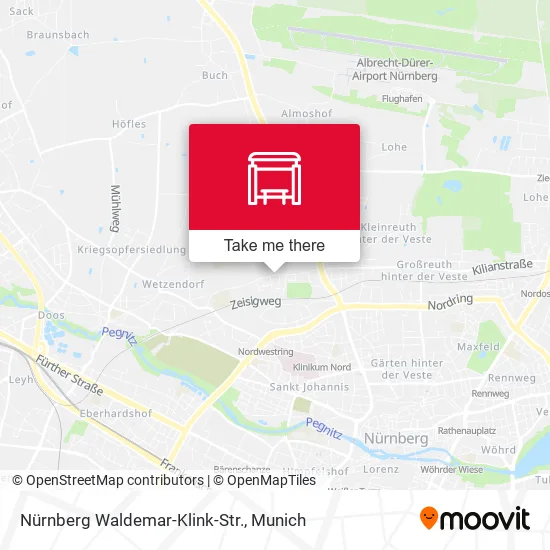 Карта Nürnberg Waldemar-Klink-Str.