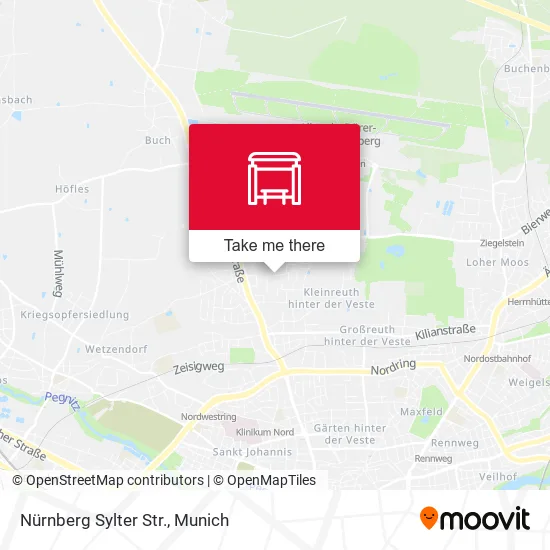 Карта Nürnberg Sylter Str.