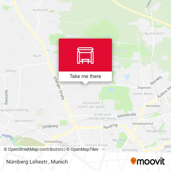 Карта Nürnberg Lohestr.