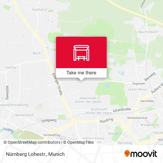 Карта Nürnberg Lohestr.